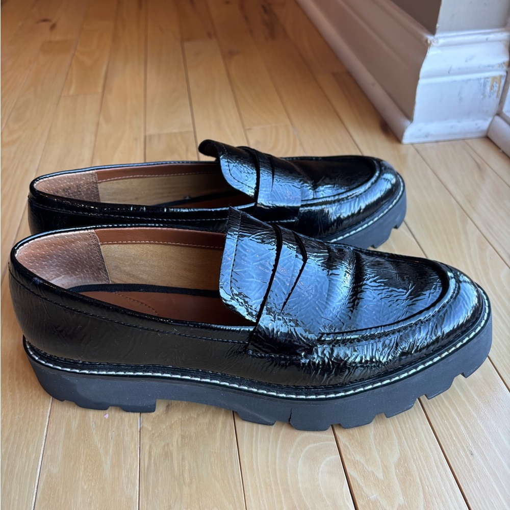 Black Leather Loafers